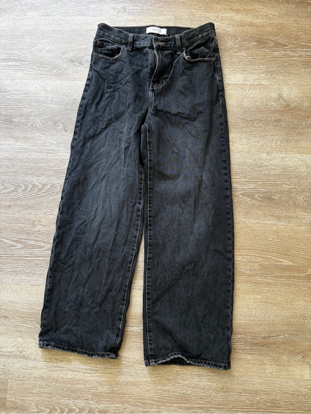 PacSun Extreme Baggy Jeans Washed Black Men’s 28x30
